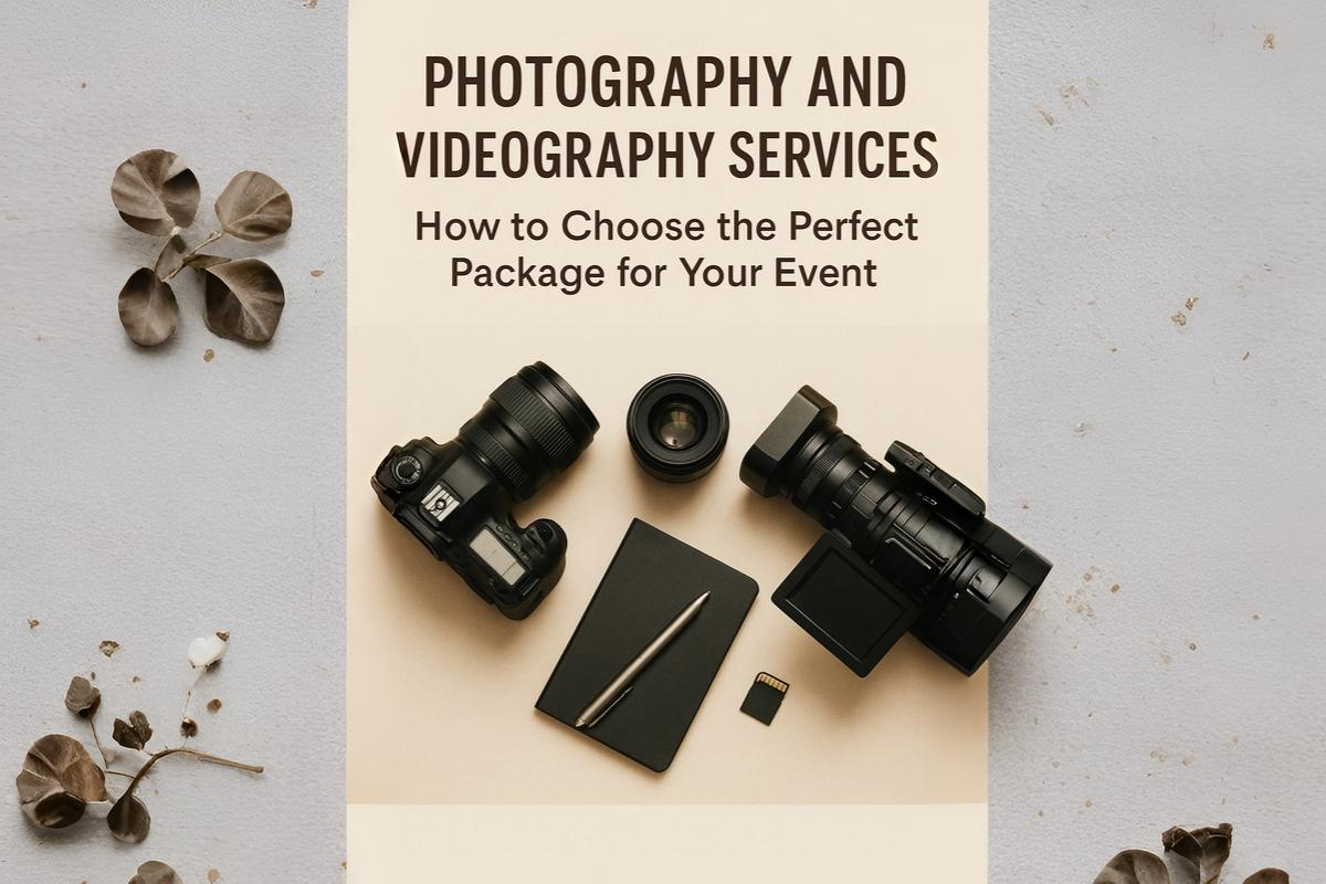 Photography and Videography Services: How to Choose the Perfect Package for Your Event